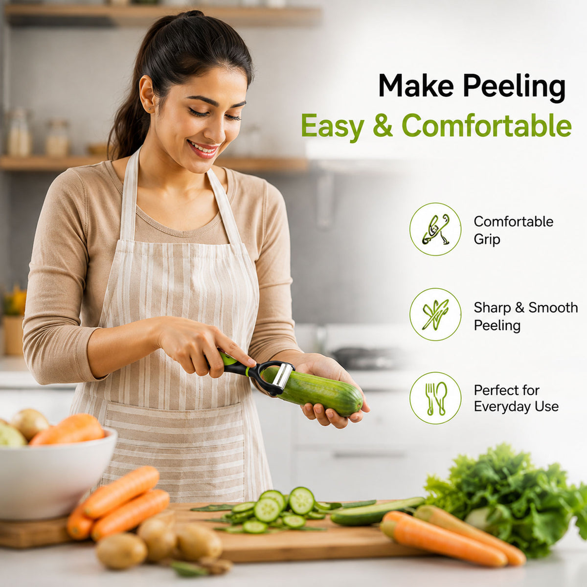 Vegetable Peeler Green-