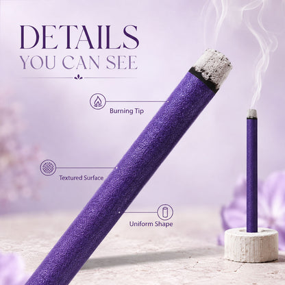 Premium Metallic Dhoop Stick 100gm -Purple-(Packing-Jar)