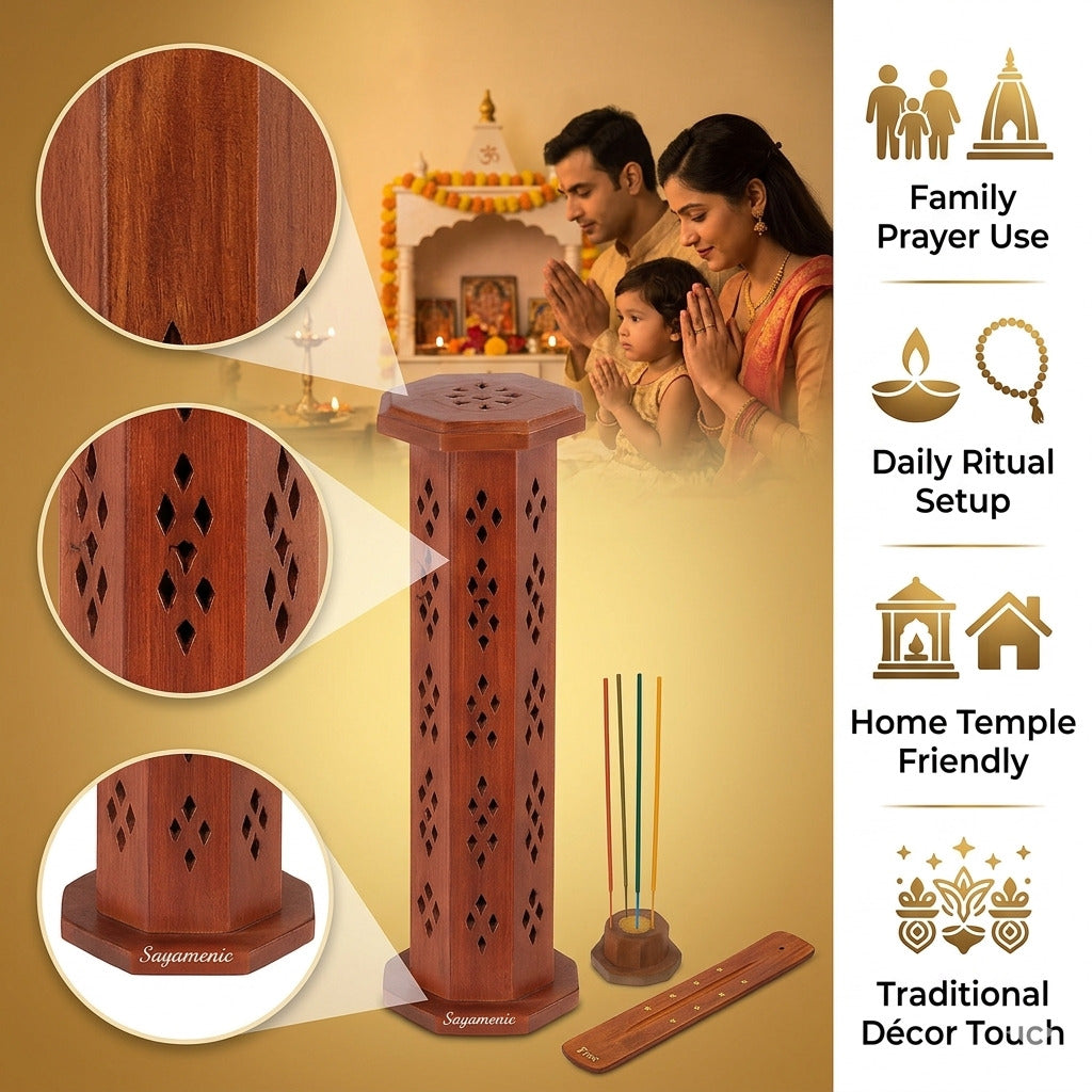 Tower Mini Agarbatti Stand -(Packing-Loose)