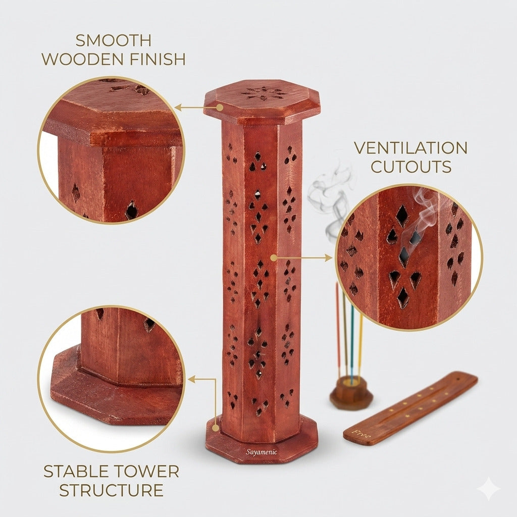 Tower Mini Agarbatti Stand -(Packing-Loose)