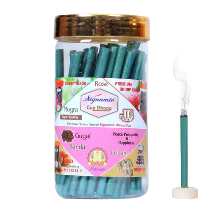 Regular Metallic Dhoop Stick 100gm -Green-(Packing-Jar)