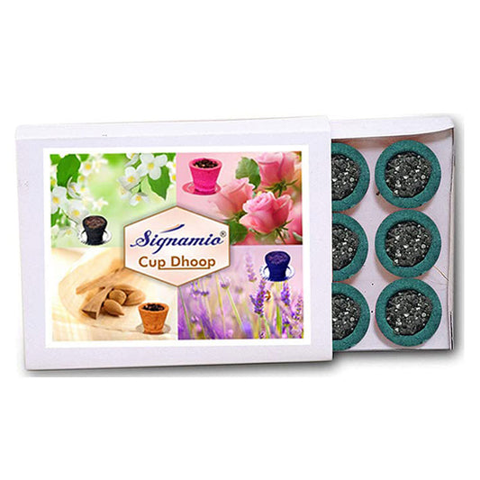 Premium Sambrani Dhoop Cup -Mogra -(Packing-Tray Packing)