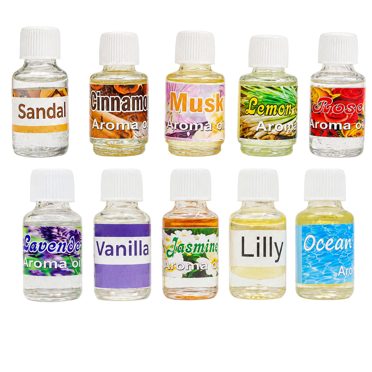 5ml Aroma Oils - Multi Flavors -(Packing-Glass Bottle)