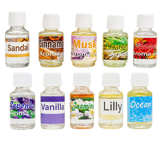 5ml Aroma Oils - Multi Flavors -(Packing-Glass Bottle)