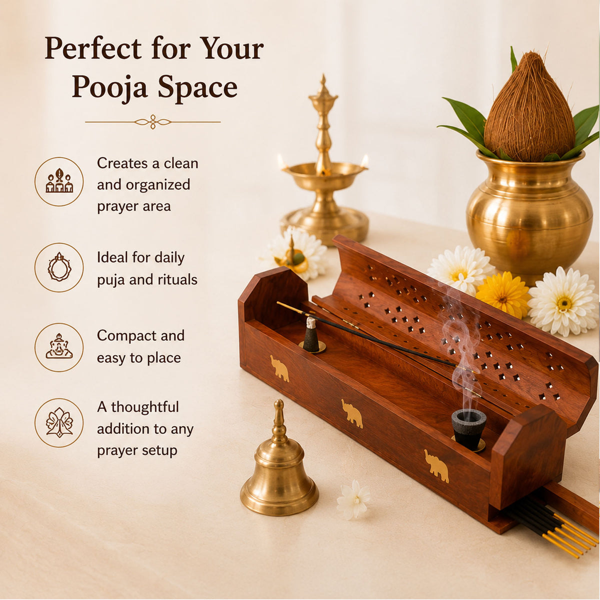 Horizontal Agarbatti Stand -(Packing-Loose)