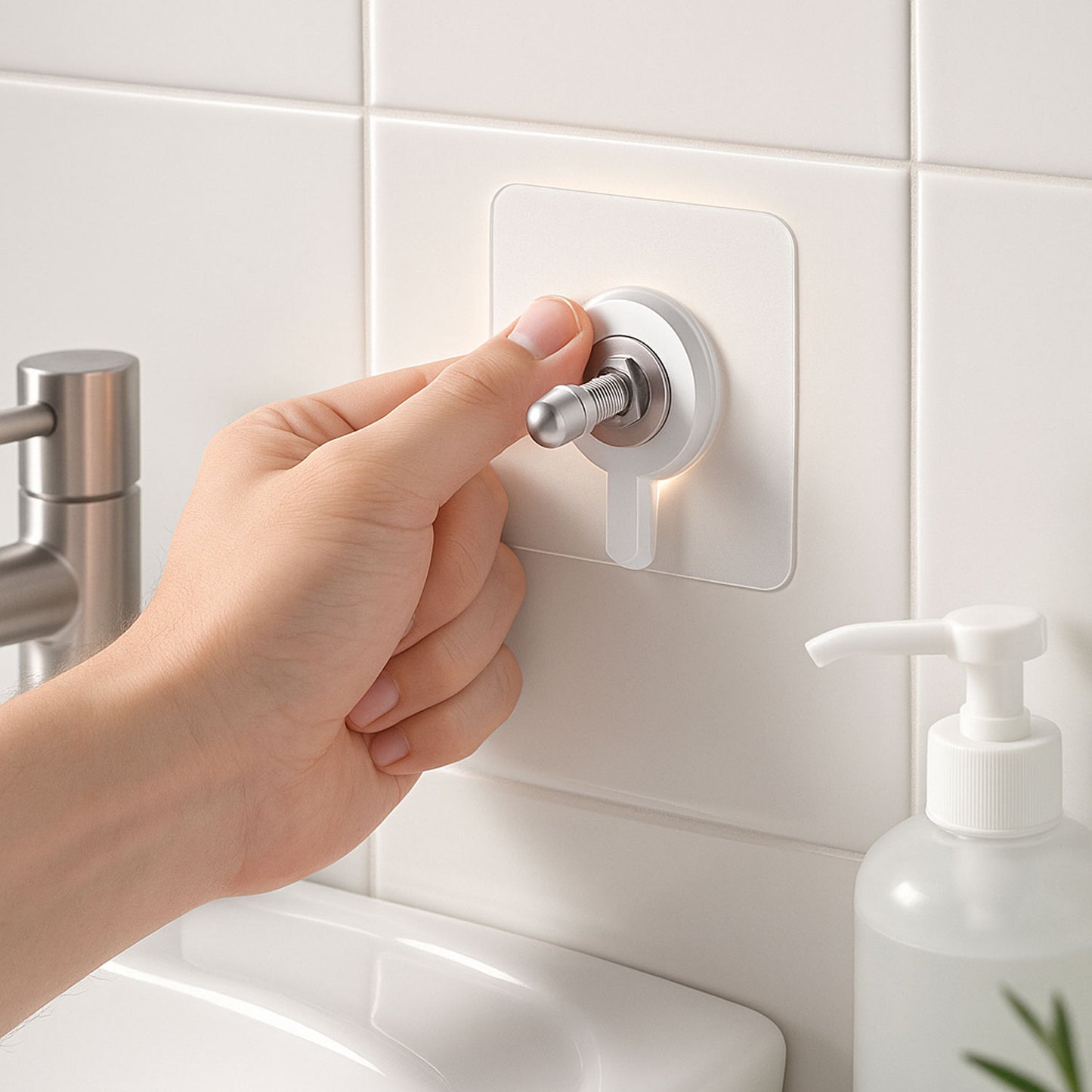 Self Adhesive Screw Wall Hooks 1 pcs -