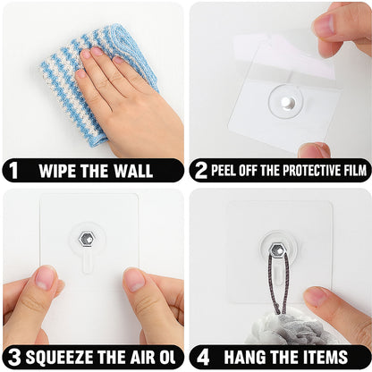 Self Adhesive Screw Wall Hooks 1 pcs -