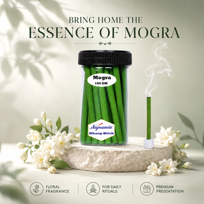 Regular Dhoop Stick 100gm - Mogra -(Packing-Jar)