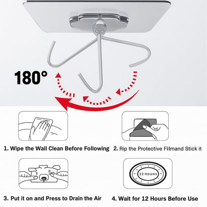 Self Adhesive Hanger Wall Hooks 1 pcs -