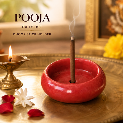 Ceramic Dhoop Stick Stand -(Packing-Loose)