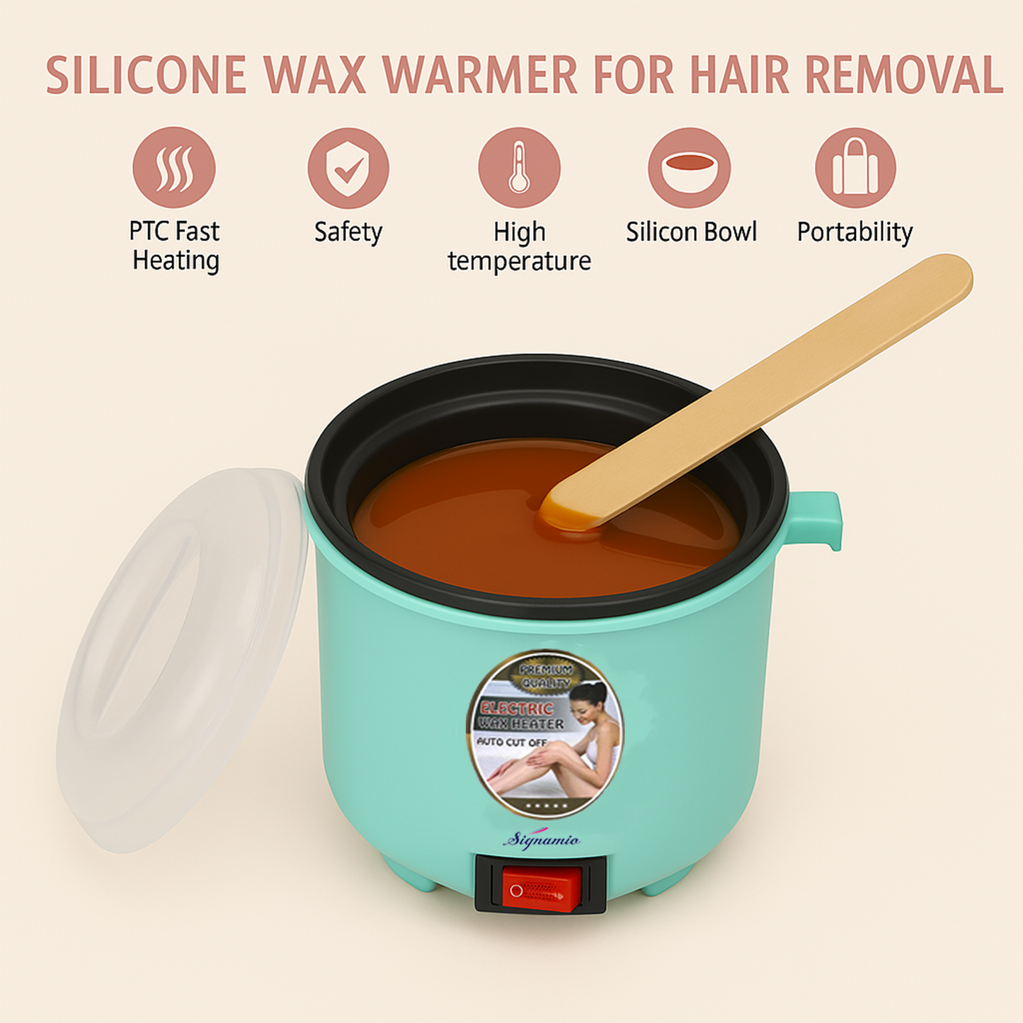 Non Stick Wax Heater Sky -