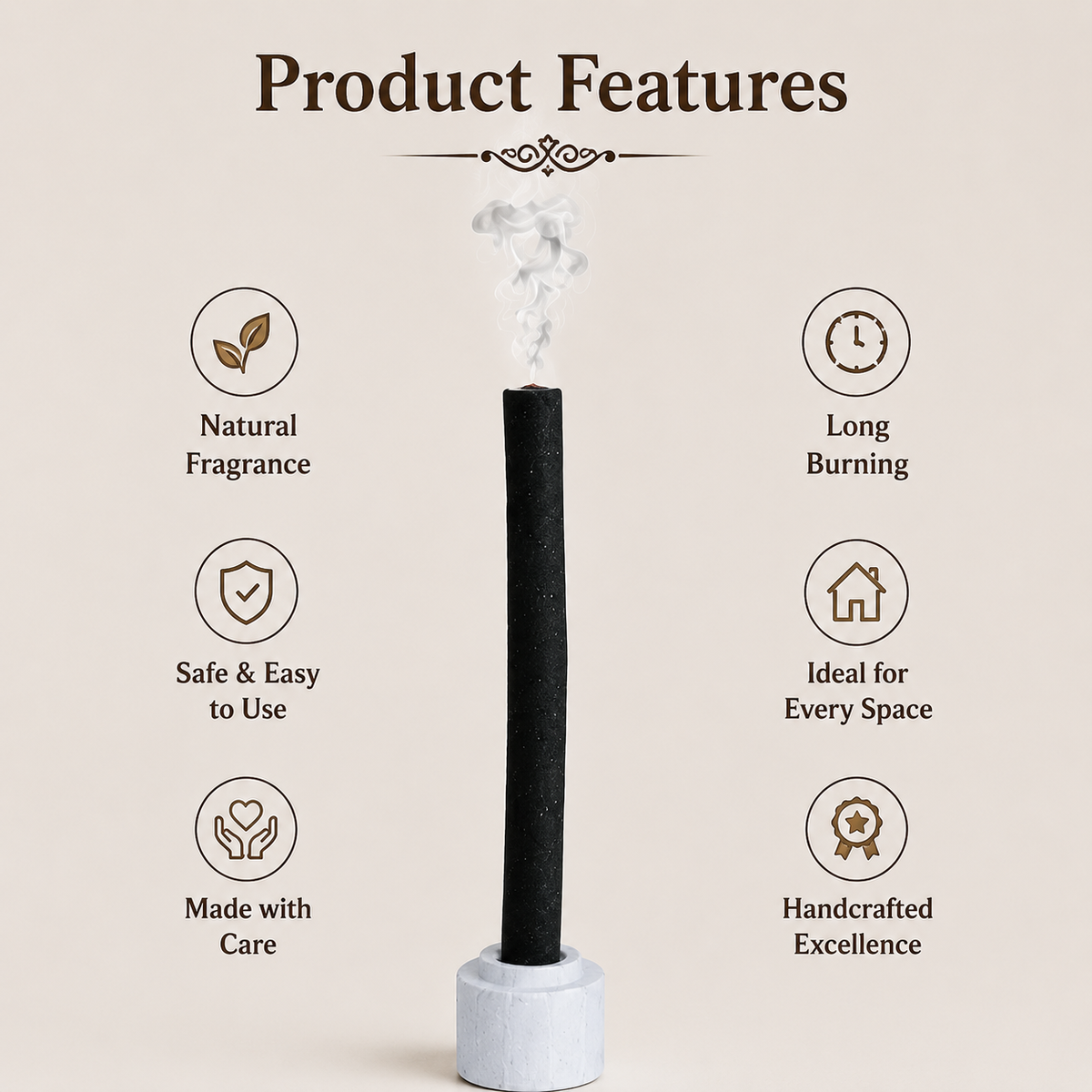 Premium Dhoop Stick 100gm - Guggal -(Packing-Jar)