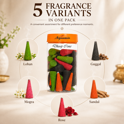Premium Dhoop Cone 100gm -(Packing-Jar)