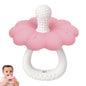 Signamio Silicone Teether for Baby, BPA Free - Food Grade, Non Toxic PVC Free, Easy Grip Handle, Soft Edges, Baby Teethers for 6 to 12 Months, Teethers for 3 to 6 Months, Soft - Pink