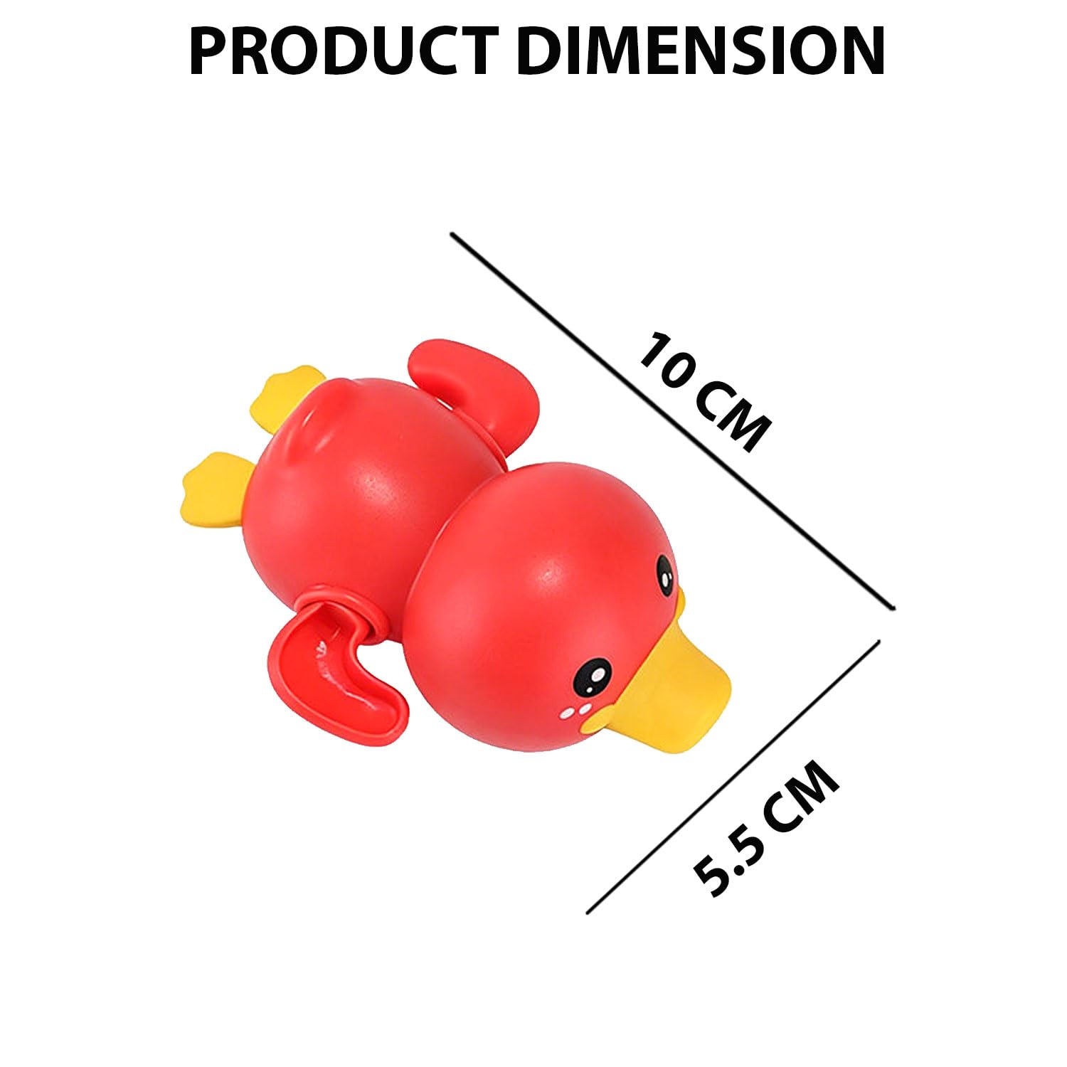 SIGNAMIO® 2 Pack of Wind Up Penguin Spinner Bath Toys for Kids Floating Water Animals, Suction Bath Tub Toys, Baby Bathing Fun, Multi-Color, Perfect Tummy Time Water Play