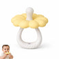 Signamio Silicone Teether for Baby, BPA Free - Food Grade, Non Toxic PVC Free, Easy Grip Handle, Soft Edges, Baby Teethers for 6 to 12 Months, Teethers for 3 to 6 Months, Soft - Yellow