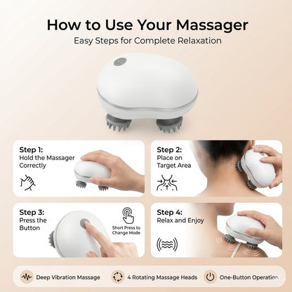 Electric Scalp Massager -(Packing-Box)