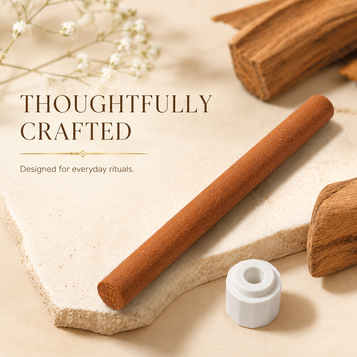 Premium Dhoop Stick 100gm - Sandal -(Packing-Jar)