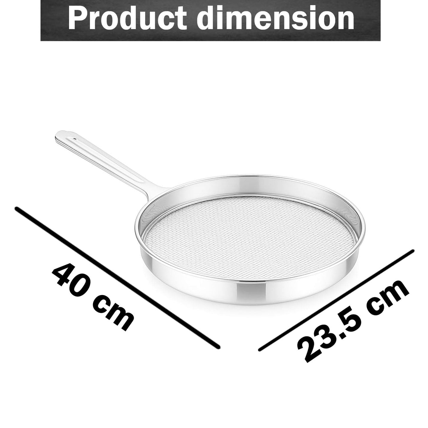 Signamio Gas Griller for Home - Phulka Grill for Gas Stove, Roti Jali, Papad Jali, Pulka Grill, Gas Roaster - Ideal Kitchen Tool for Perfect Phulka Roti and Crispy Papad - 40x23 cm