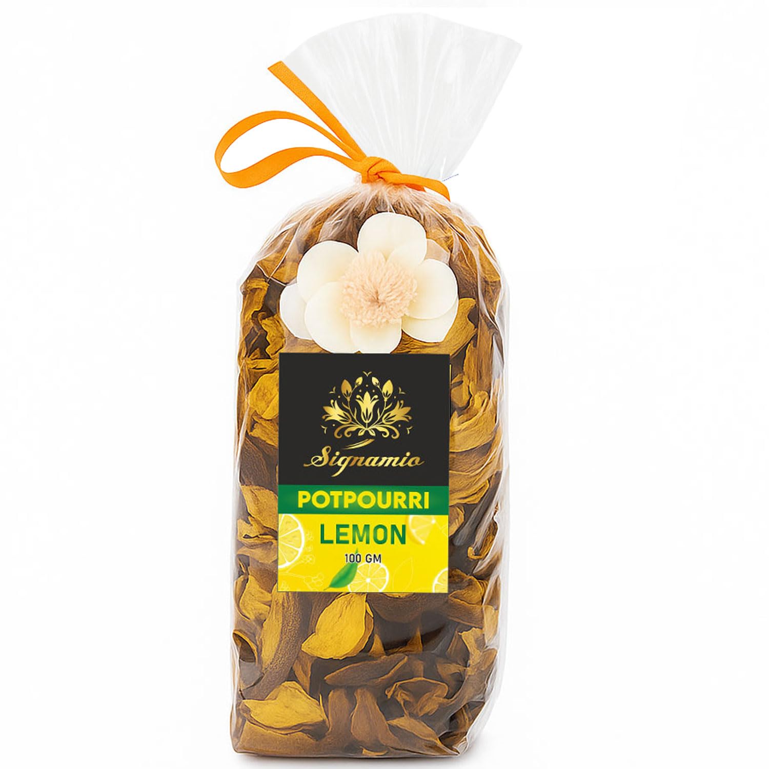 SIGNAMIO Potpourri Flowers - Dry Flowers for Decoration, Scented Dry Flower Mix for Home Decor, Natural Fragrance, Floral Arrangement, Aromatic Bowl Filler, Gift Basket Filler - Vanila
