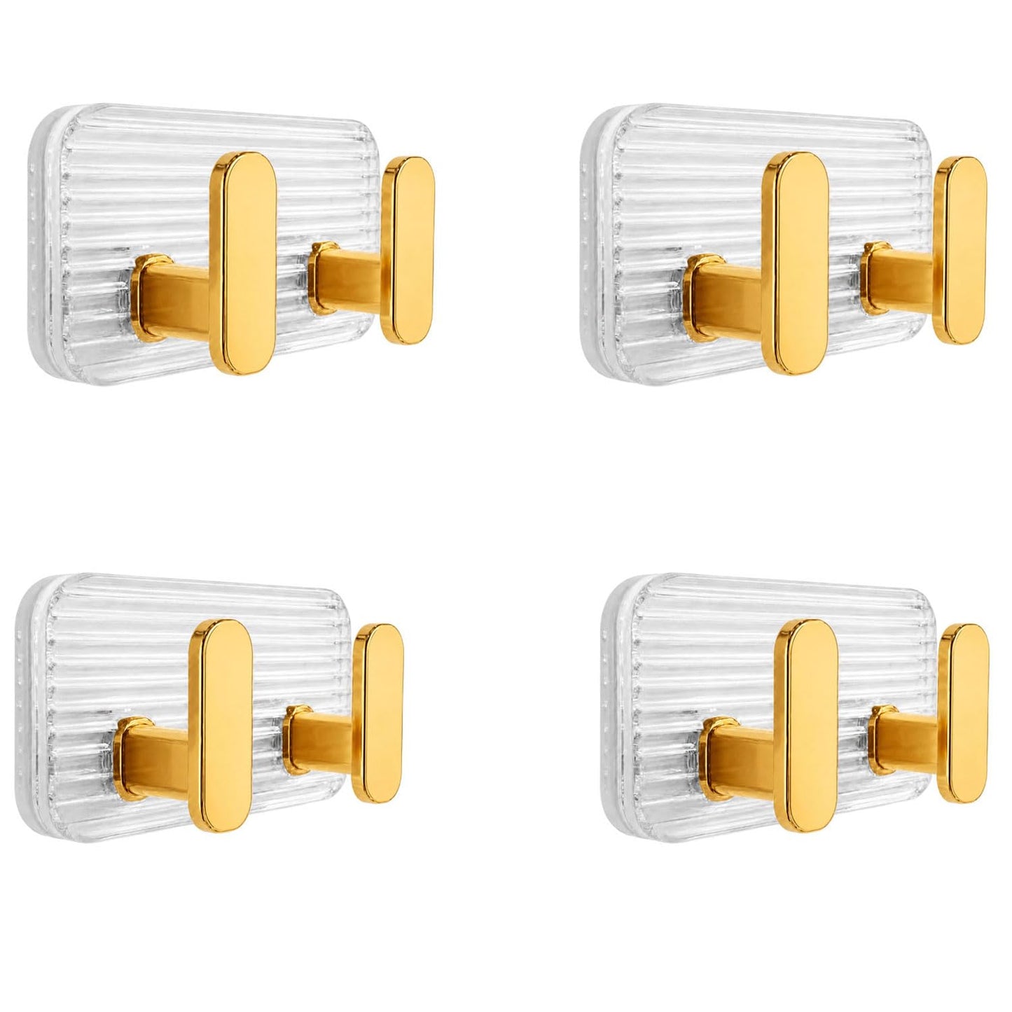 SIGNAMIO 8 Hook Self Adhesive Wall Hooks for Wall Heavy Items, Adhesive Wall Hook, Wall Hooks for Hanging Clothes, Kitchen & Bathroom Accessories, Stick On Hooks for Wall Without Drill -Silver