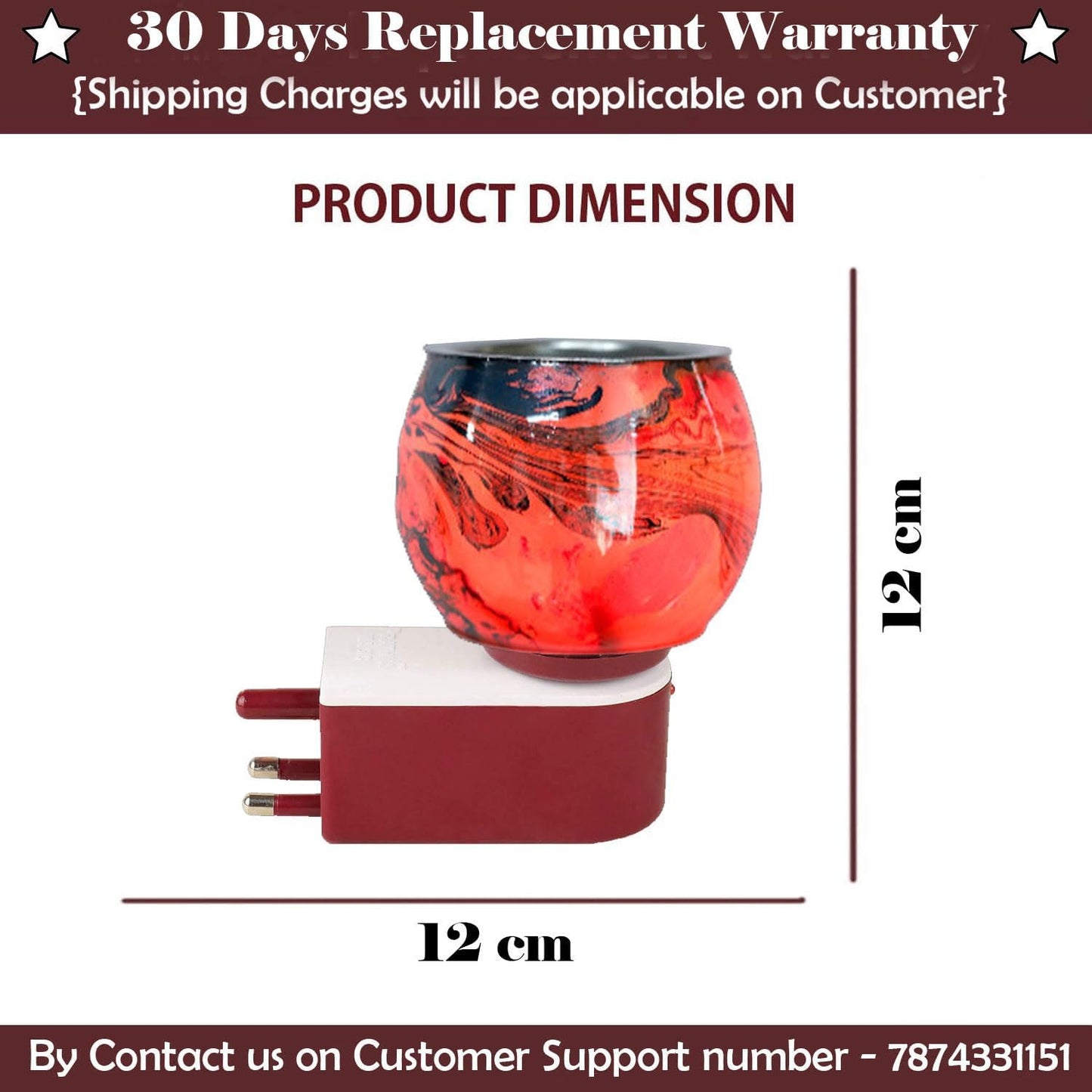 SIGNAMIO Multi Color 2 in 1 Electric Kapoor Dani Burner: Essential Home Fragrance Product & Room Freshener Diffuser with Night Lamp for Pooja Rooms, Aroma, Oil & Camphor Diffuser Capabilities-DN-23