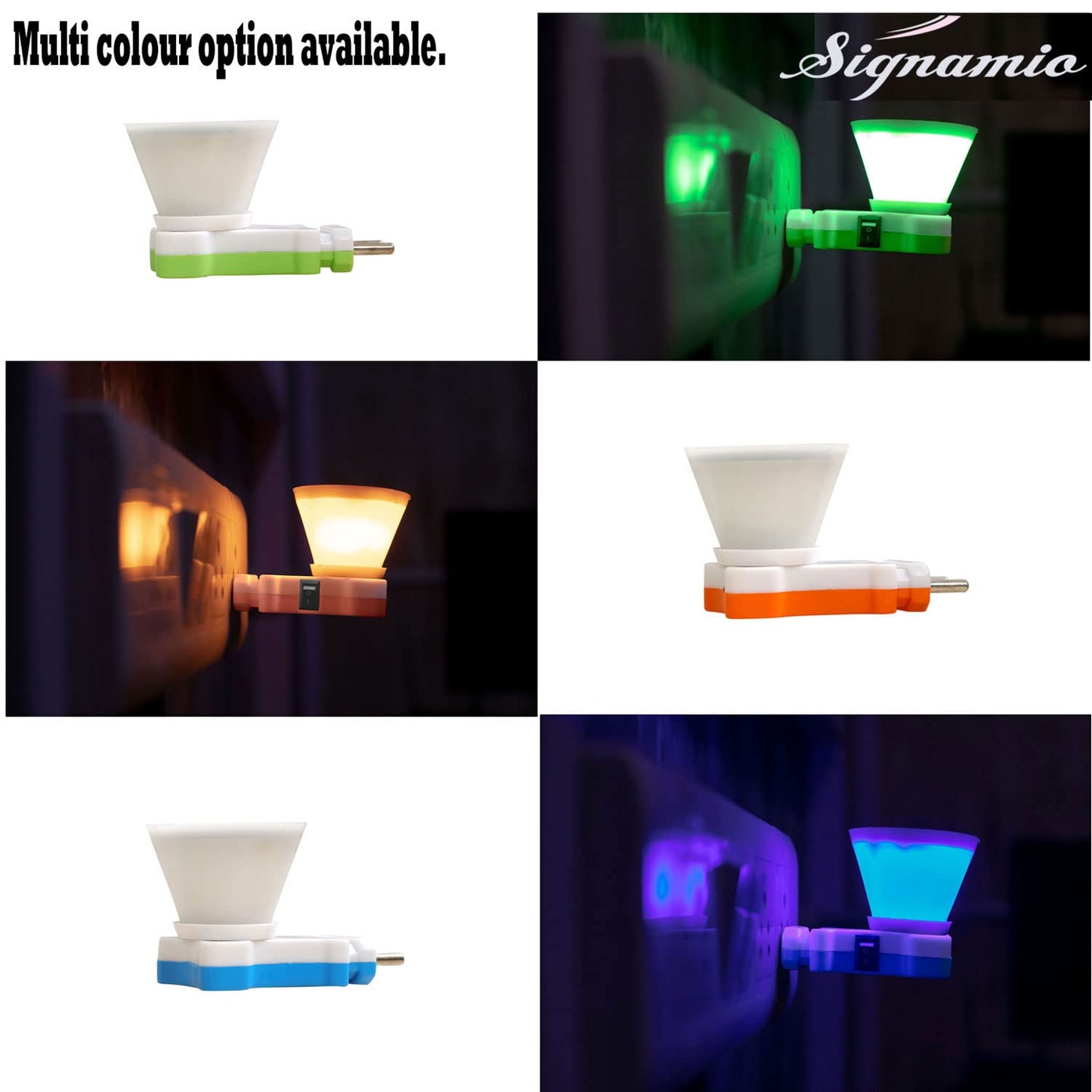 Signamio 2 in 1 Electric Kapoor Dani and Camphor Diffuser Burner - Perfect for Pooja Rooms, Aroma Oil Diffusion and Room Freshening - Home Fragrance Product (Orange)
