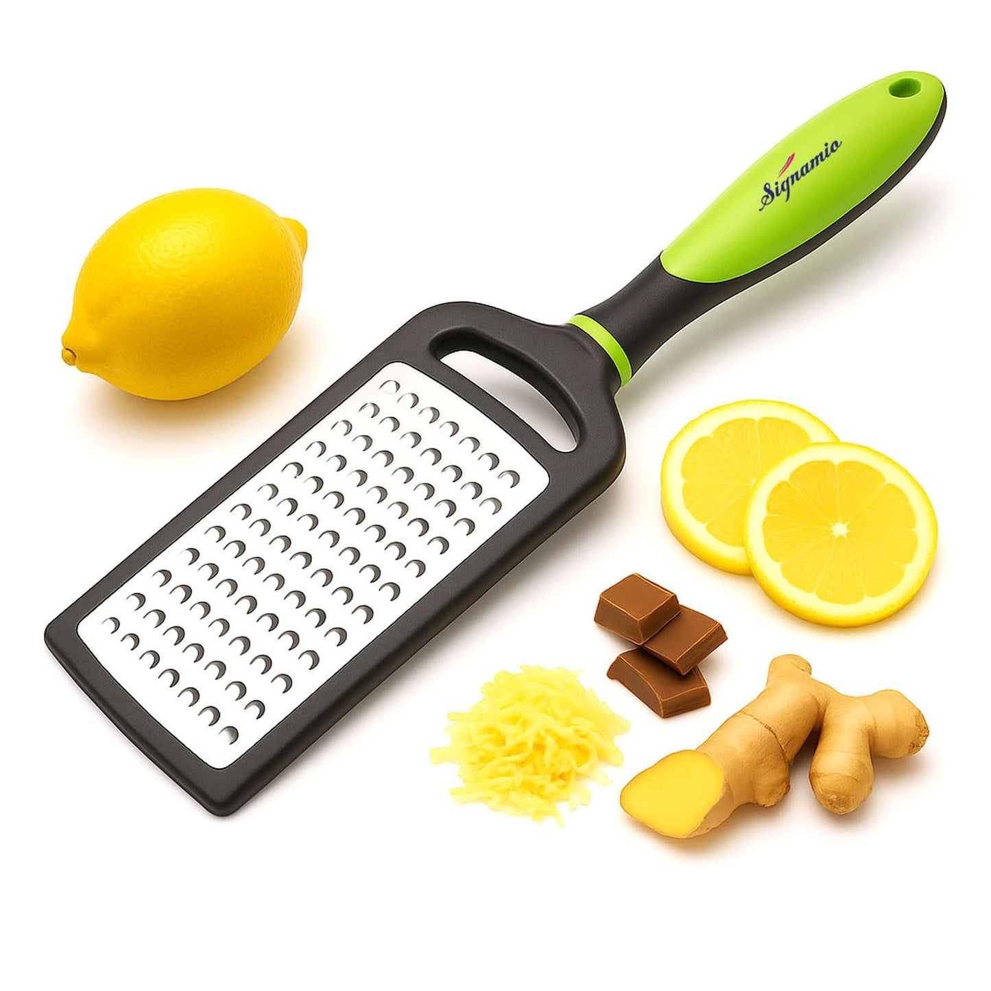 Signamio 7 in 1 Cheese Grater Stainless Steel Vegetable Slicer for Kitchen - Carrot Grater Machine and Multi-Function Slicer Box, Durable Blades for Efficient Food Preparation - Multicolor