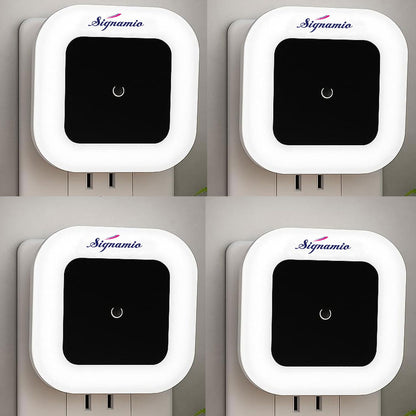 Signamio 1 Pcs Sensor Light for Home Indoor - Smart Motion Sensor LED Light, Automatic On/Off Night Lamp, Energy-Saving 0.5W for Bedroom, Bedside, Home Use-Blue