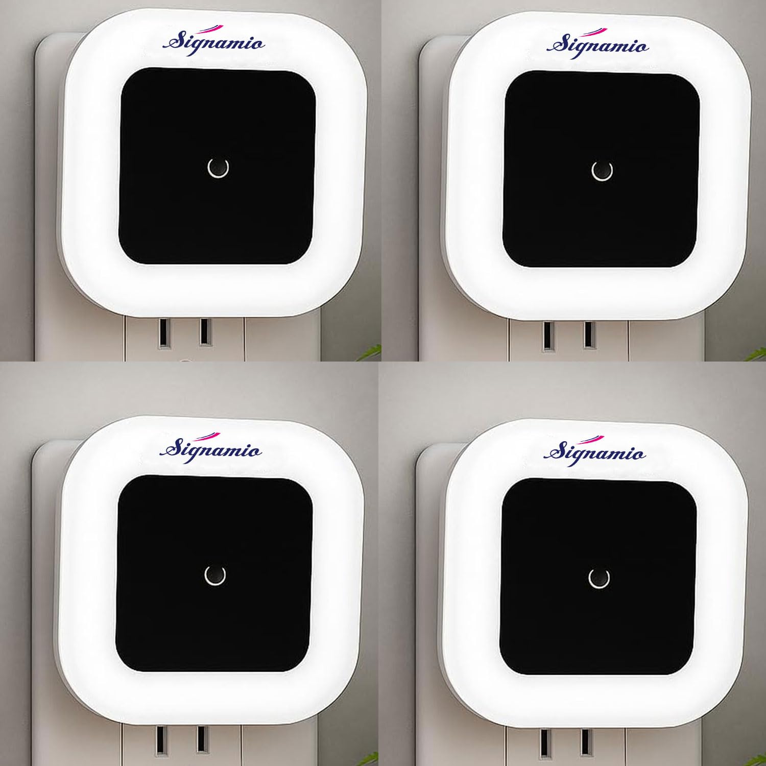 Signamio 1 Pcs Sensor Light for Home Indoor - Smart Motion Sensor LED Light, Automatic On/Off Night Lamp, Energy-Saving 0.5W for Bedroom, Bedside, Home Use-White