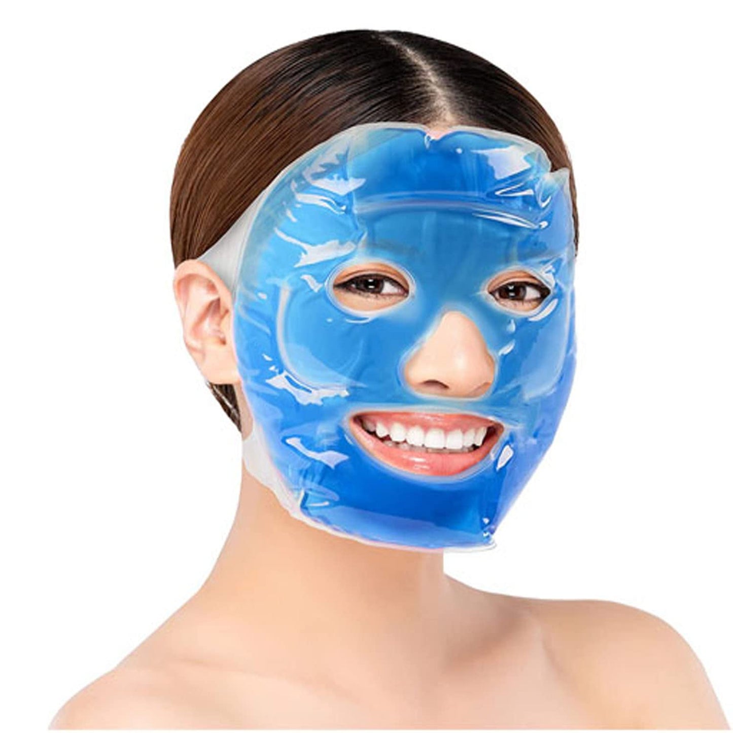 SIGNAMIO Unisex Cooling Face Mask Cold Therapy Gel Mask for Glowing Skin - Ice Pack for Face Skincare, Cool Mask, Face Ice Pack, Cooling Pack for Face