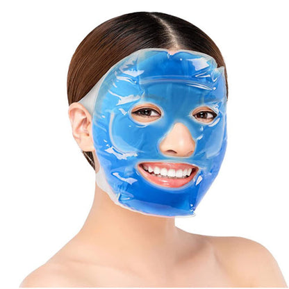 SIGNAMIO Unisex Cooling Face Mask Cold Therapy Gel Mask for Glowing Skin - Ice Pack for Face Skincare, Cool Mask, Face Ice Pack, Cooling Pack for Face