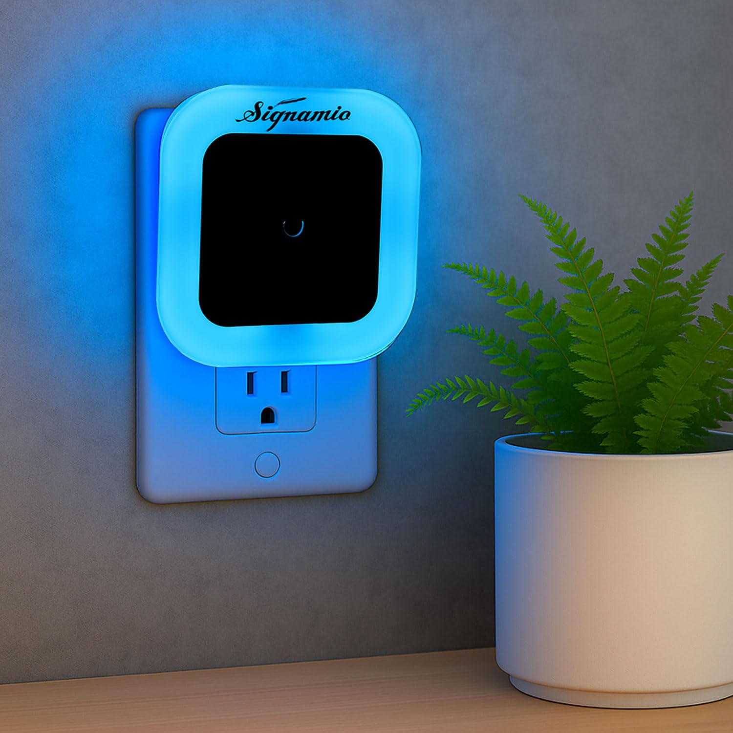 Signamio 1 Pcs Sensor Light for Home Indoor - Smart Motion Sensor LED Light, Automatic On/Off Night Lamp, Energy-Saving 0.5W for Bedroom, Bedside, Home Use-White