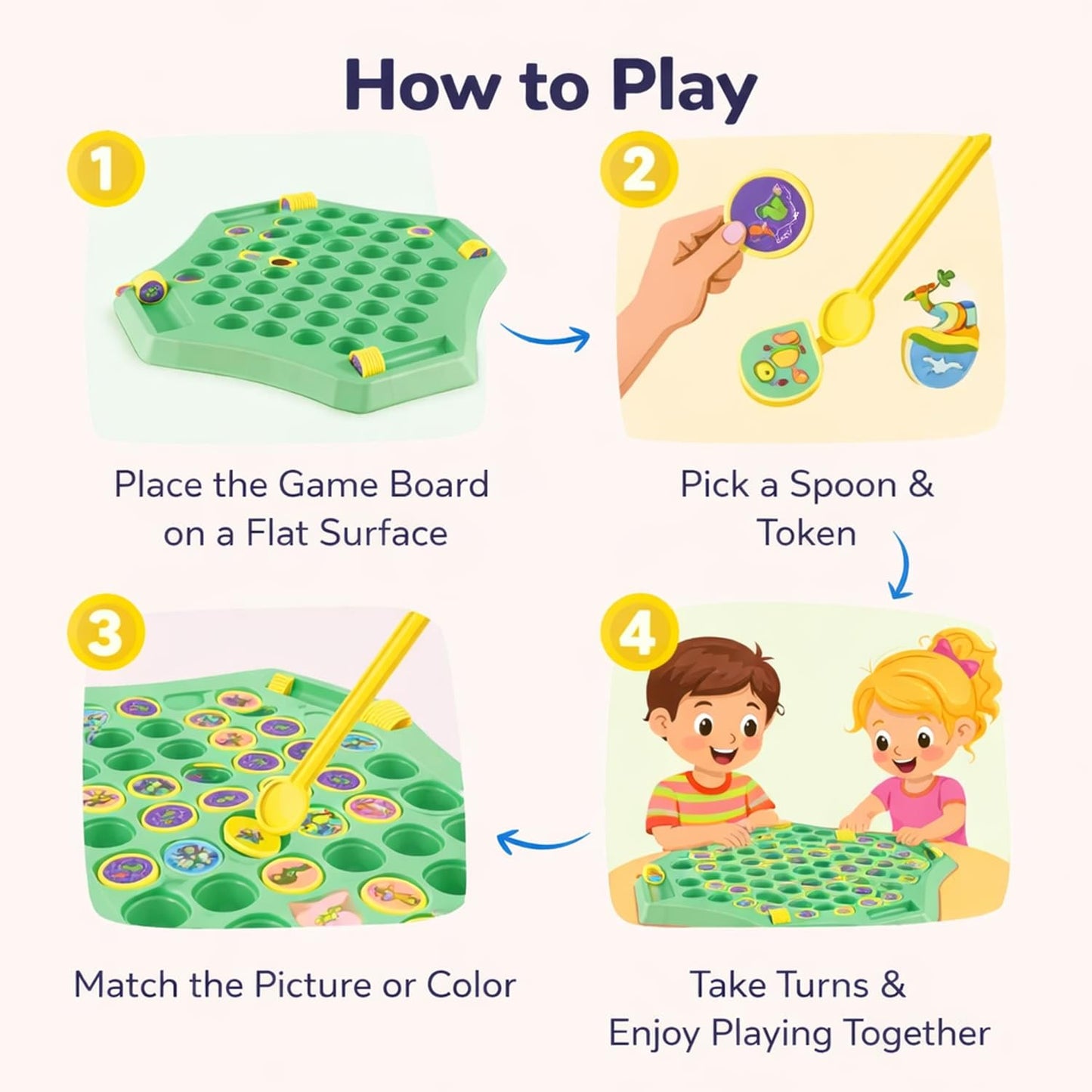 SIGNAMIO Flipping Memory Chess Game, Fun Board Games for 6 to 10+ Years, Strategy Mind Board Games for Families, Educational Games for Adults at Home and Kids, Wooden Puzzle