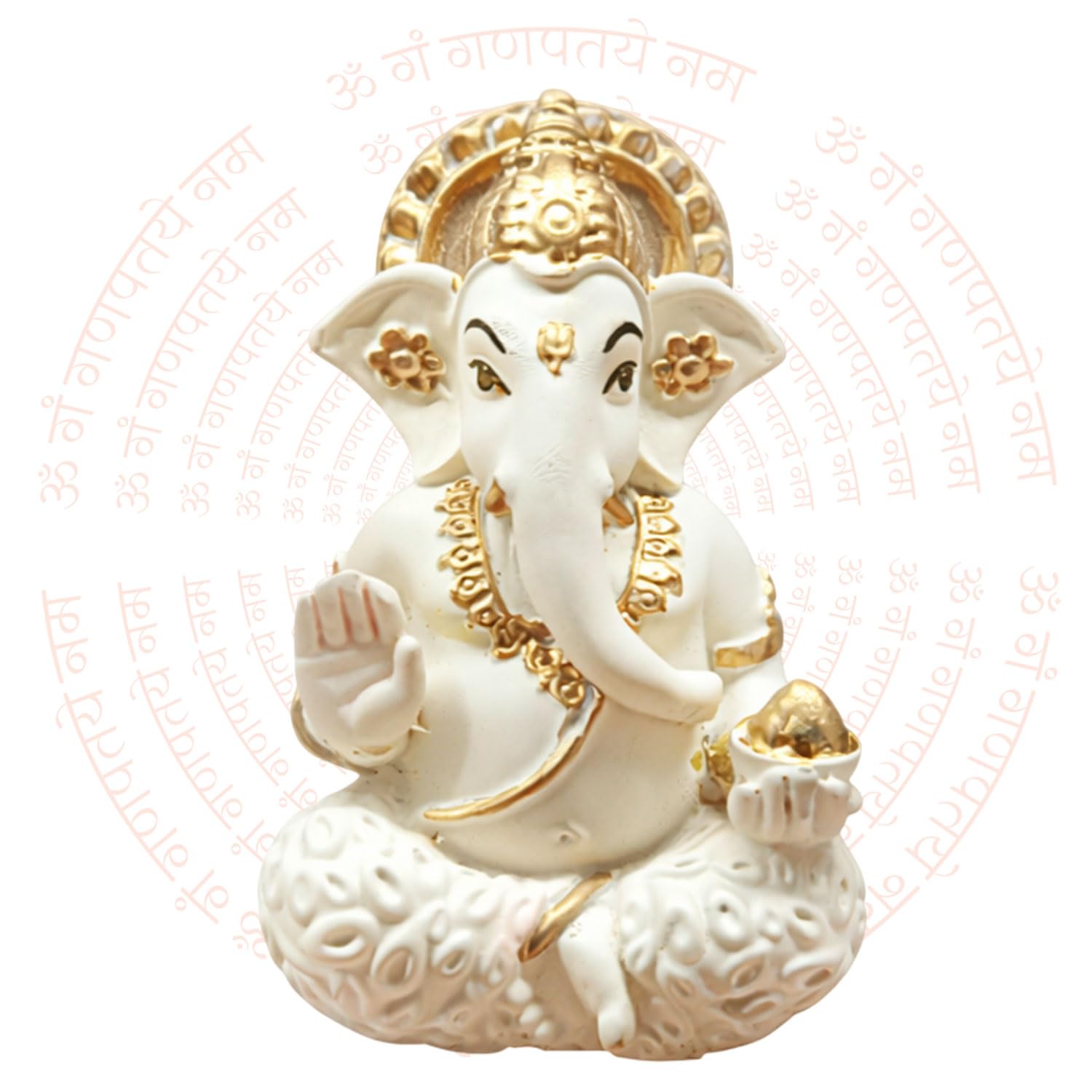 SIGNAMIO Resin Standing Krishna Statue - Elegant Krishna Idol Small for Home Decor - Exquisite Krishna Idol Figurine for Spiritual Decor and Gift, Perfectly Crafted with Fine Details, 8.5 x 6.5 Cm
