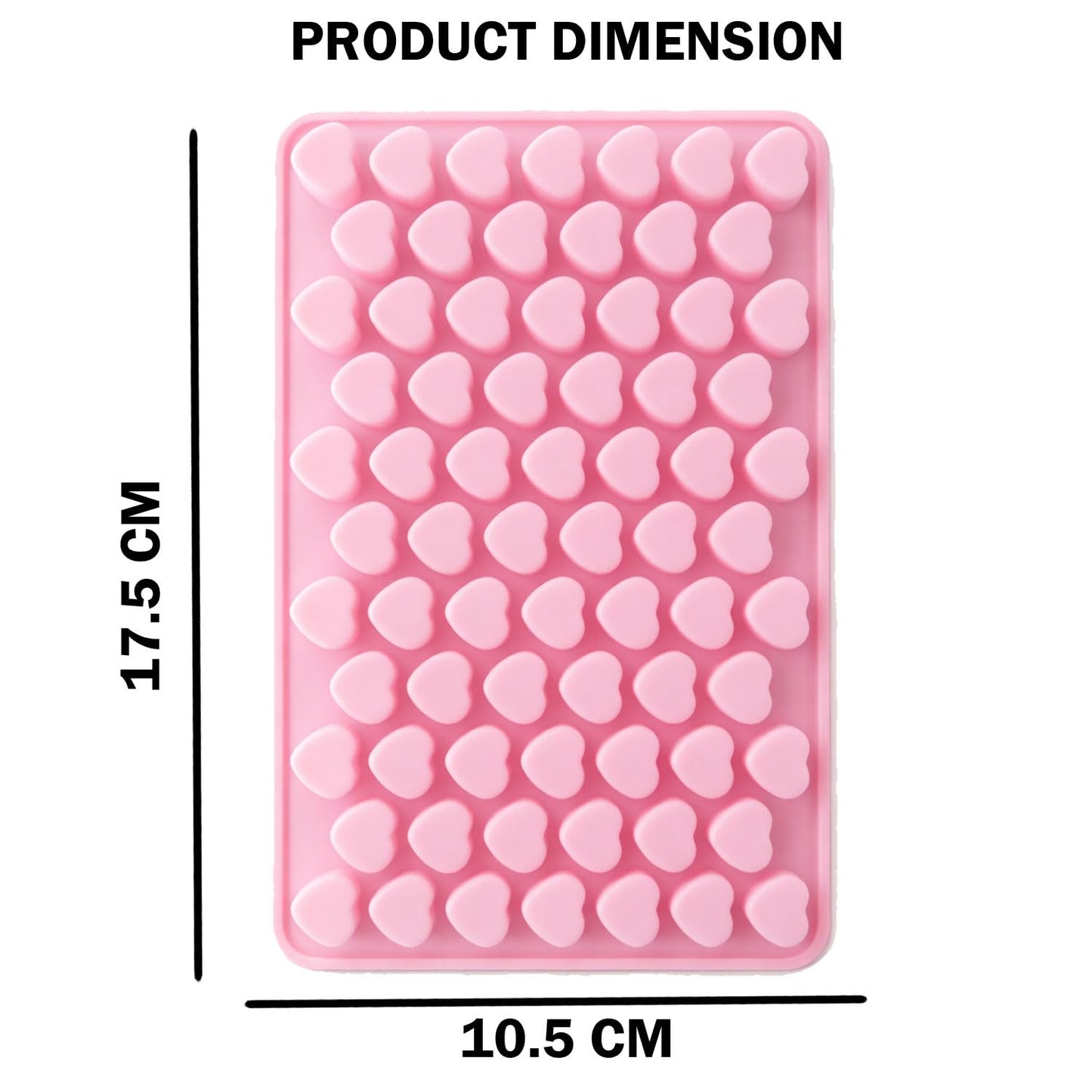 Signamio Heart Shape Chocolate Mould - Premium Chocolate Mould Silicone for Heart-Shaped Treats - Durable Non-Stick Chocolate Silicone Mould for Baking and Candy Making