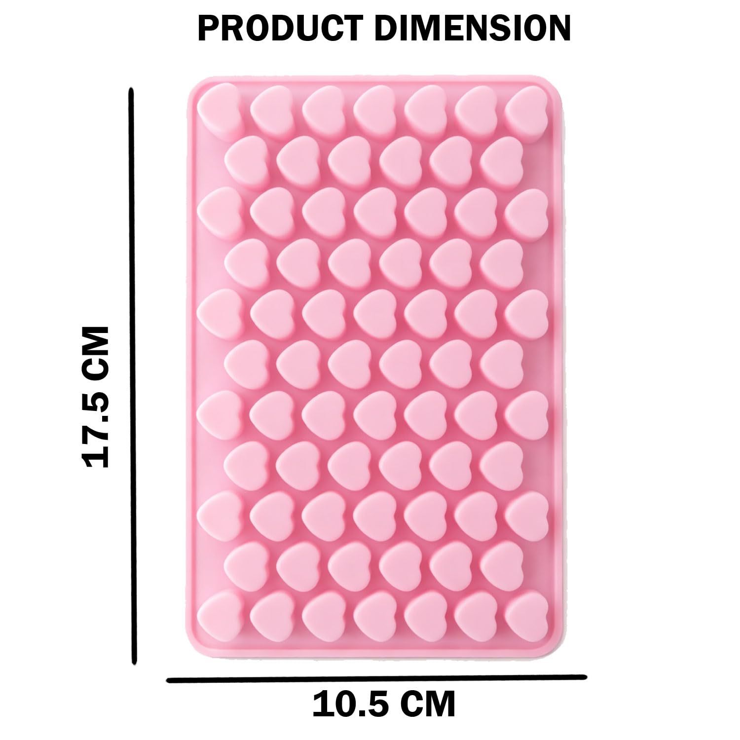 Signamio Heart Shape Chocolate Mould - Premium Chocolate Mould Silicone for Heart-Shaped Treats - Durable Non-Stick Chocolate Silicone Mould for Baking and Candy Making