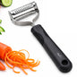 Signamio 2 in 1 Julian Peeler for Salad, Dual Blade Salad Peeler Kitchen Tool, Handheld Julienne Peeler for Salad for Quick Veggie Ribbons, Safe Grip Handle for Home Cooking Prep