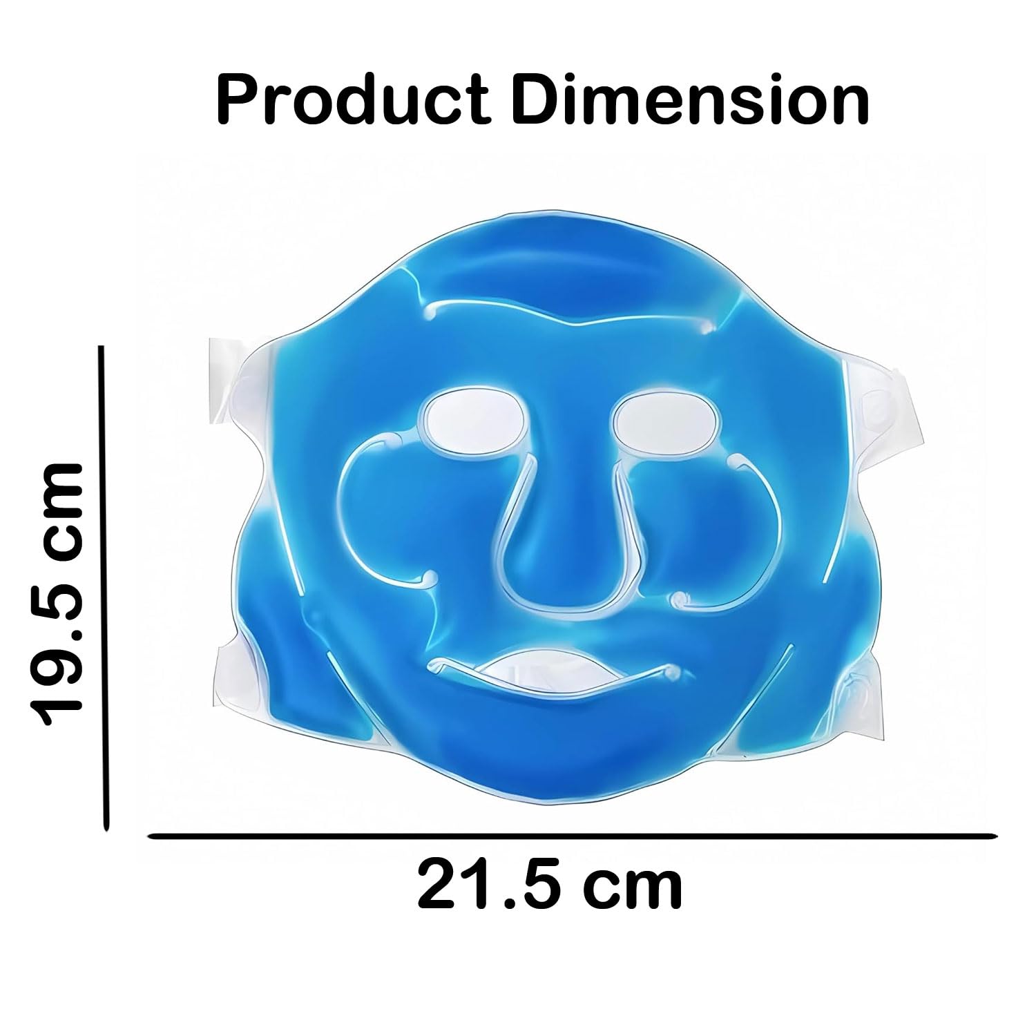 SIGNAMIO Unisex Cooling Face Mask Cold Therapy Gel Mask for Glowing Skin - Ice Pack for Face Skincare, Cool Mask, Face Ice Pack, Cooling Pack for Face
