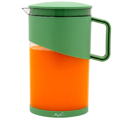 Signamio 1800 ML Water Jug - Elegant Jug for Water and Juice Serving, Ideal Water Jugs for Dining Table - 1800 ML Capacity, Durable and Stylish Design for Home and Office Use-Red