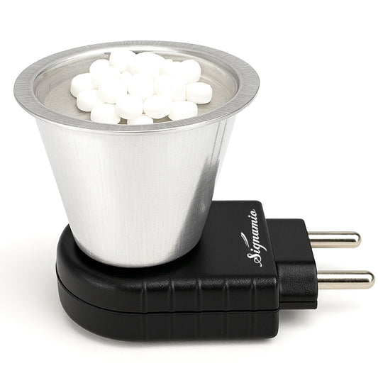 Signamio Camphor Diffuser Burner - 1pcs Kapoor Dani Electrical Camphor Oil Diffuser, Efficient and Safe for Aromatherapy, Ideal for Home and Office Use-Black