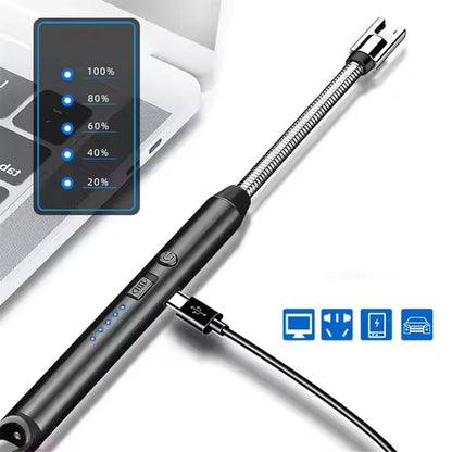Signamio Lighter for Gas Stove - Electric Lighter Rechargeable with USB, 360 Flexible Neck