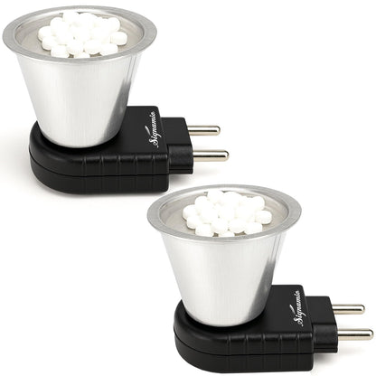 Signamio Camphor Diffuser Burner - 1pcs Kapoor Dani Electrical Camphor Oil Diffuser, Efficient and Safe for Aromatherapy, Ideal for Home and Office Use-Black