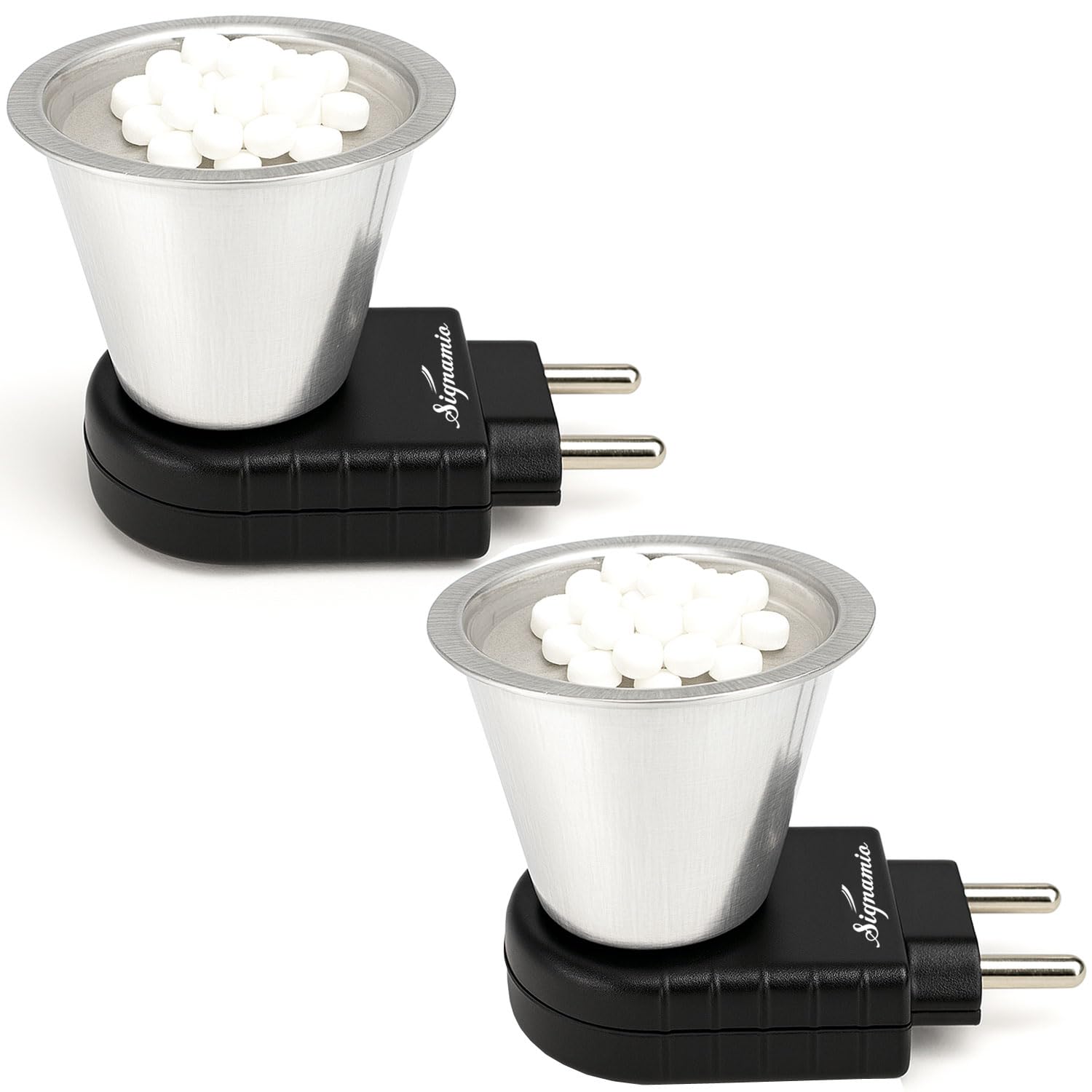 Signamio Home Fragrance Products: Camphor Diffuser Burner, Kapoor Dani Electrical Camphor, Aroma Burner & Bakhoor Burner for Home-Yellow