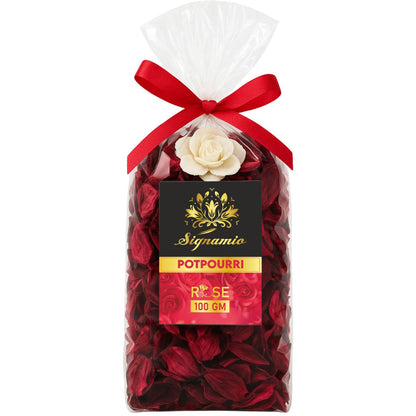 SIGNAMIO Potpourri Flowers - Dry Flowers for Decoration, Scented Dry Flower Mix for Home Decor, Natural Fragrance, Floral Arrangement, Aromatic Bowl Filler, Gift Basket Filler - Lemon
