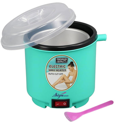 Signamio Wax Heater for Waxing for Women - Professional Wax Machine - Fast Melting Electric Hair Removal Kit for Smooth Skin at Home or Salon - Pink