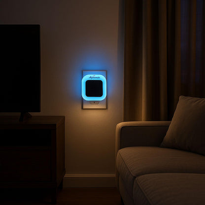 Signamio 1 Pcs Sensor Light for Home Indoor - Smart Motion Sensor LED Light, Automatic On/Off Night Lamp, Energy-Saving 0.5W for Bedroom, Bedside, Home Use-Blue