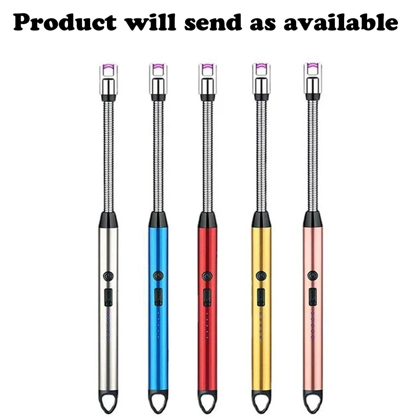 Signamio Lighter for Gas Stove - Electric Lighter Rechargeable with USB, 360 Flexible Neck