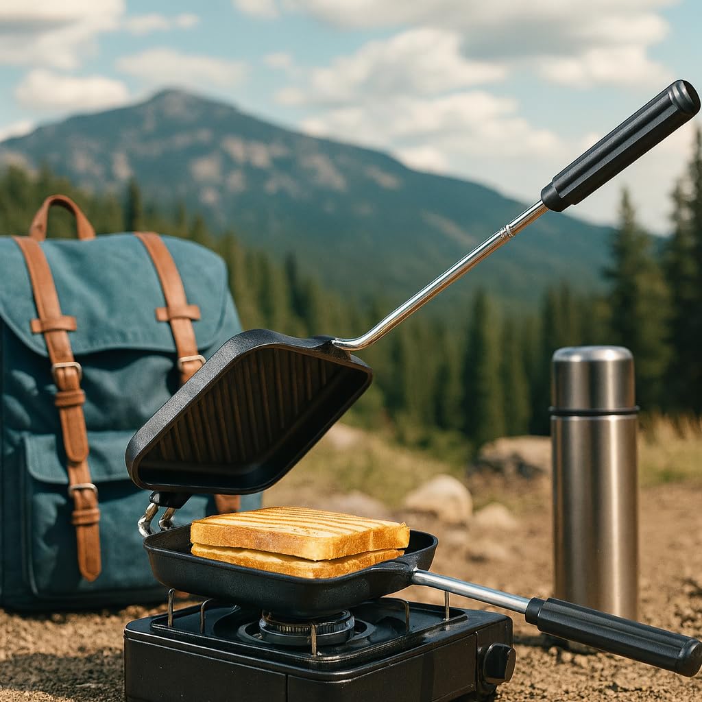 Signamio Sandwich Griller - Gas-Powered Sandwich Maker, Sandwich Maker for Versatile Cooking, Easy-to-Use, Durable Design, Ideal for Perfectly Grilled Bread and Sandwiches