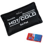 SIGNAMIO® Hot and Cold Cooling Heat Flexible Reusable Compress Microwave ice Gel pad Pack Cool Bag for Knee feet Back face Neck and Shoulder Pain Relief Therapy - 1 Pcs - Blue
